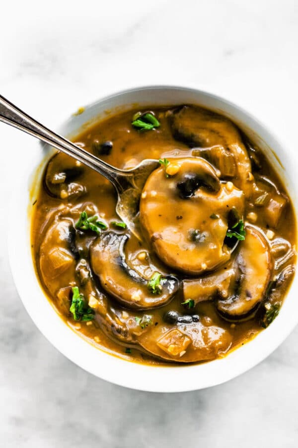 Side #1 - Mushroom gravy