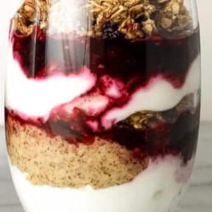 Breakfast/Dessert - Mixed Berry Bliss with Almond Pecan Crumble