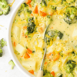 Soup of the Week - Broccoli n cheeze potato chowder.