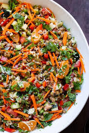 Option 4 - Lentil, quinoa lemongrass salad