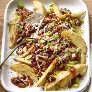 Option 1 -  Chili loaded potato wedges