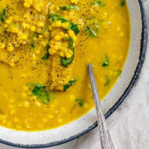Soup of the Week 1- Caribbean coconut corn soup