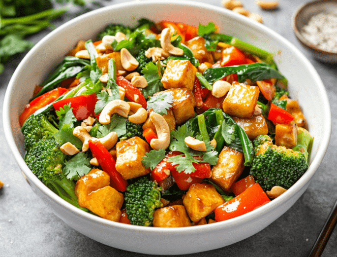 Option 4 - Thai stir fried veggies with coconut rice