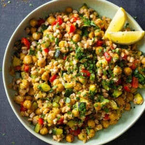Meals in Minutes - Turmeric Chickpea and Organic corn salad