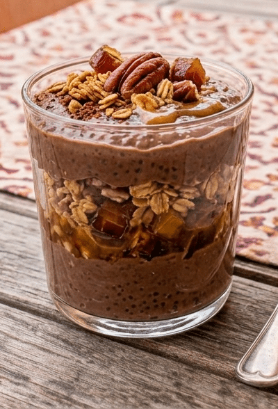 Joy Spark Therapeutic Snack - chocolate chia with caramel date pecan crunch