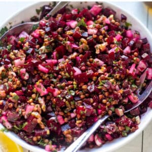 Option 4 - Chimmichuri White bean and beet salad