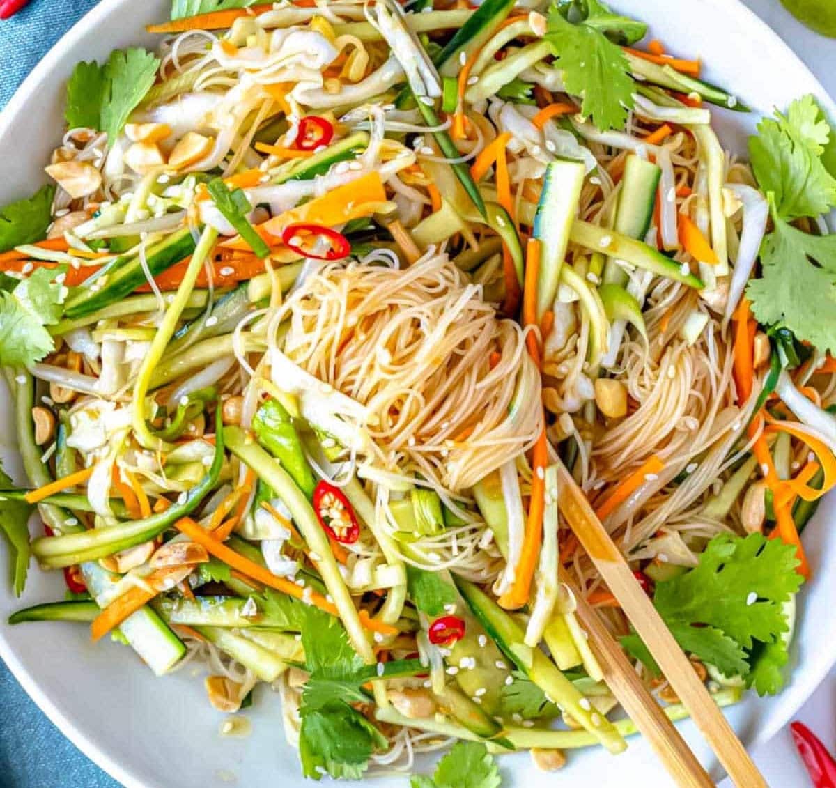 Option 2 - Veggie sesame noodles w/tofu