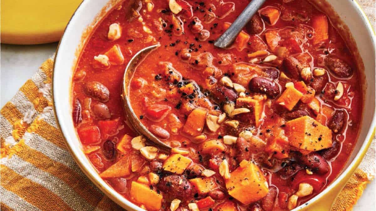 Option 2 - Caribbean coconut red bean stew with millet
