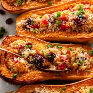 Option 4 - Quinoa stuffed honeynut squash