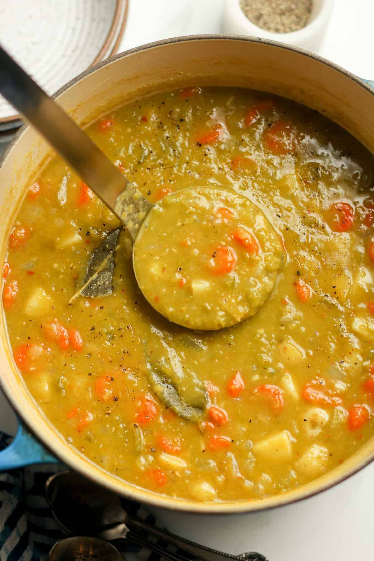 Soup of the Week #2 - Split Green Pea vegetable soup