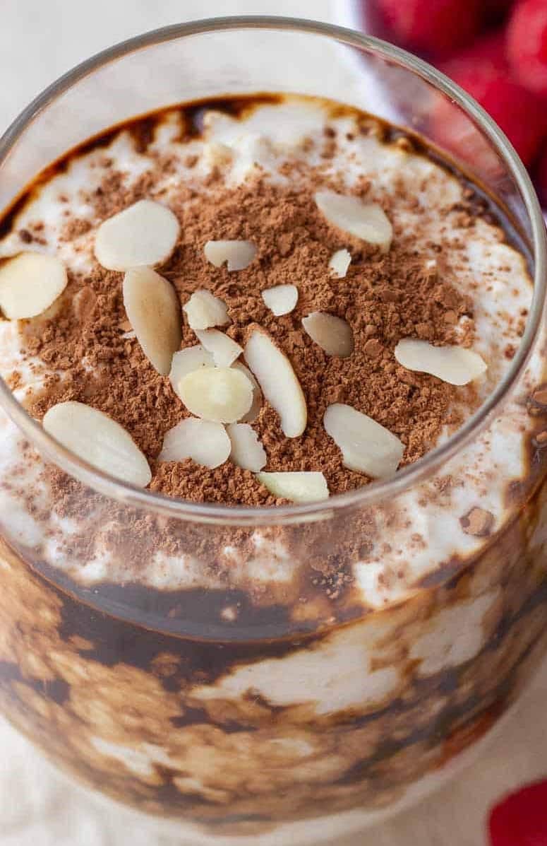 Joy Spark Therapeutic Snack - Tiramisu Chia with ginger snap biscuits